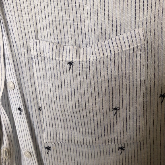 Rails palm tree short sleeve button up, size small - Picture 2 of 5
